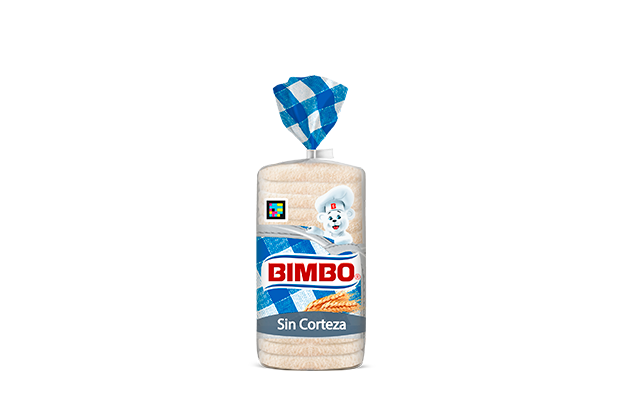 Pan de molde Bimbo<sup>®</sup> sin corteza