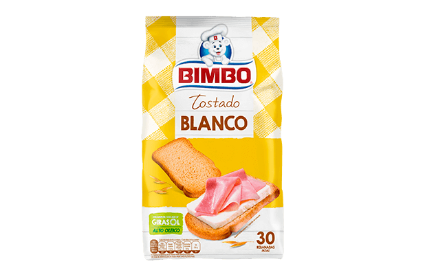 Bimbo<sup>®</sup> Pan Tostado Blanco