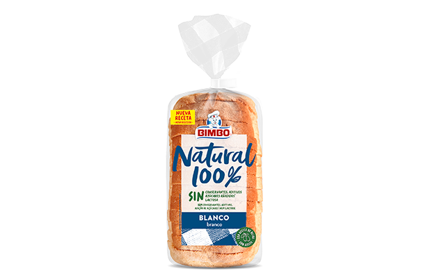 Pan de molde Bimbo<sup>®</sup> Natural 100% blanco