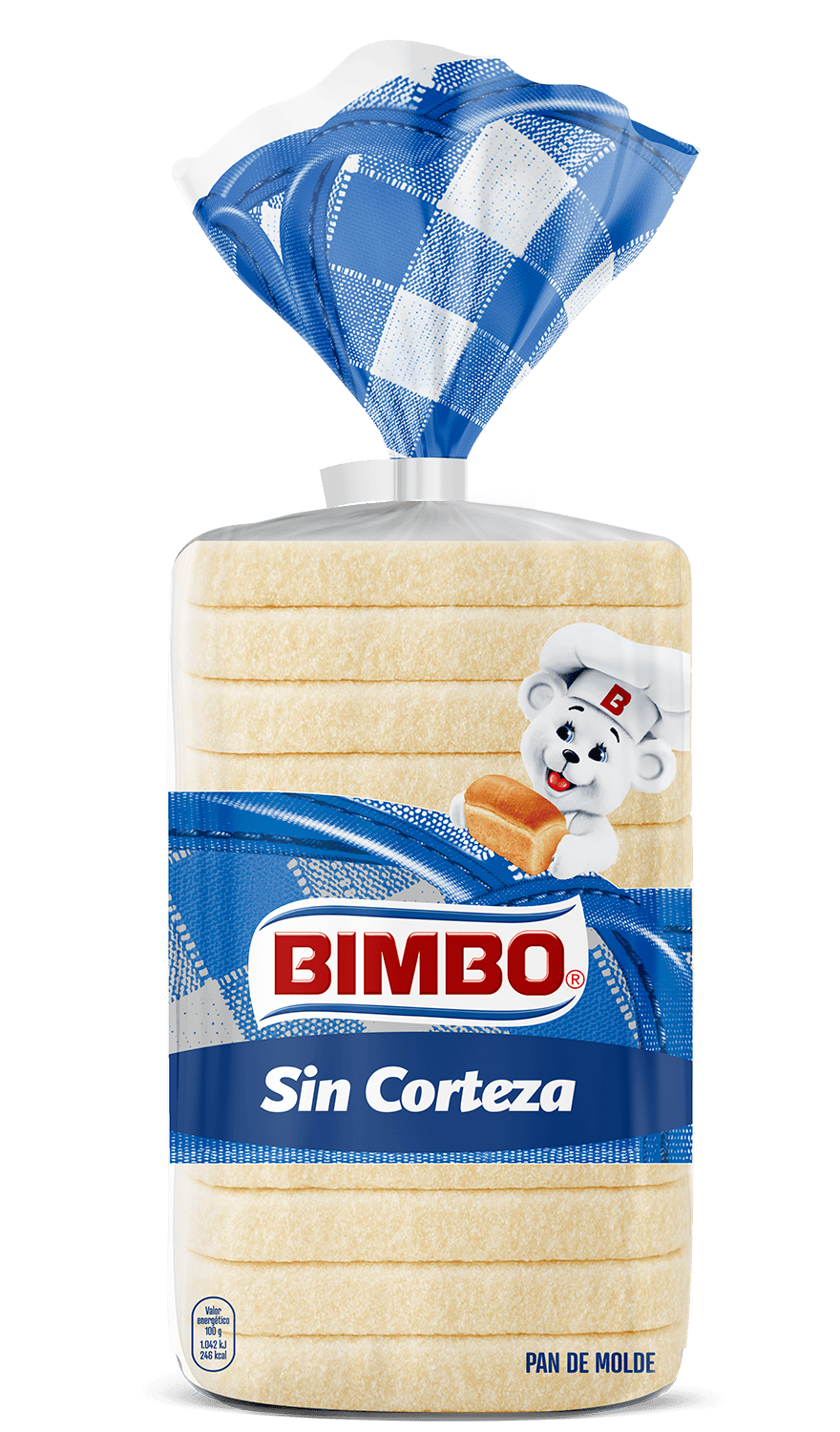 Pan de molde Bimbo® sin corteza