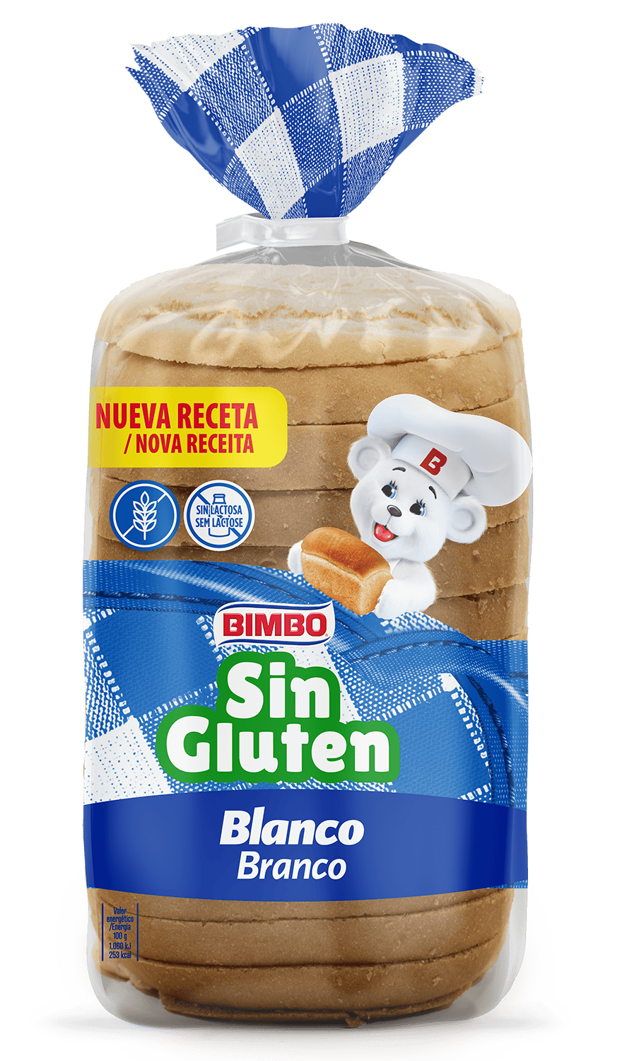 Pan de molde Bimbo® Blanco sin gluten